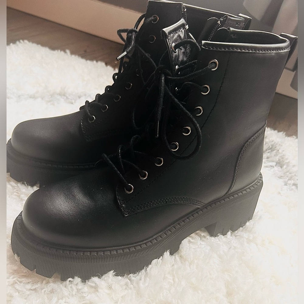 Madden Girl Combat Boot